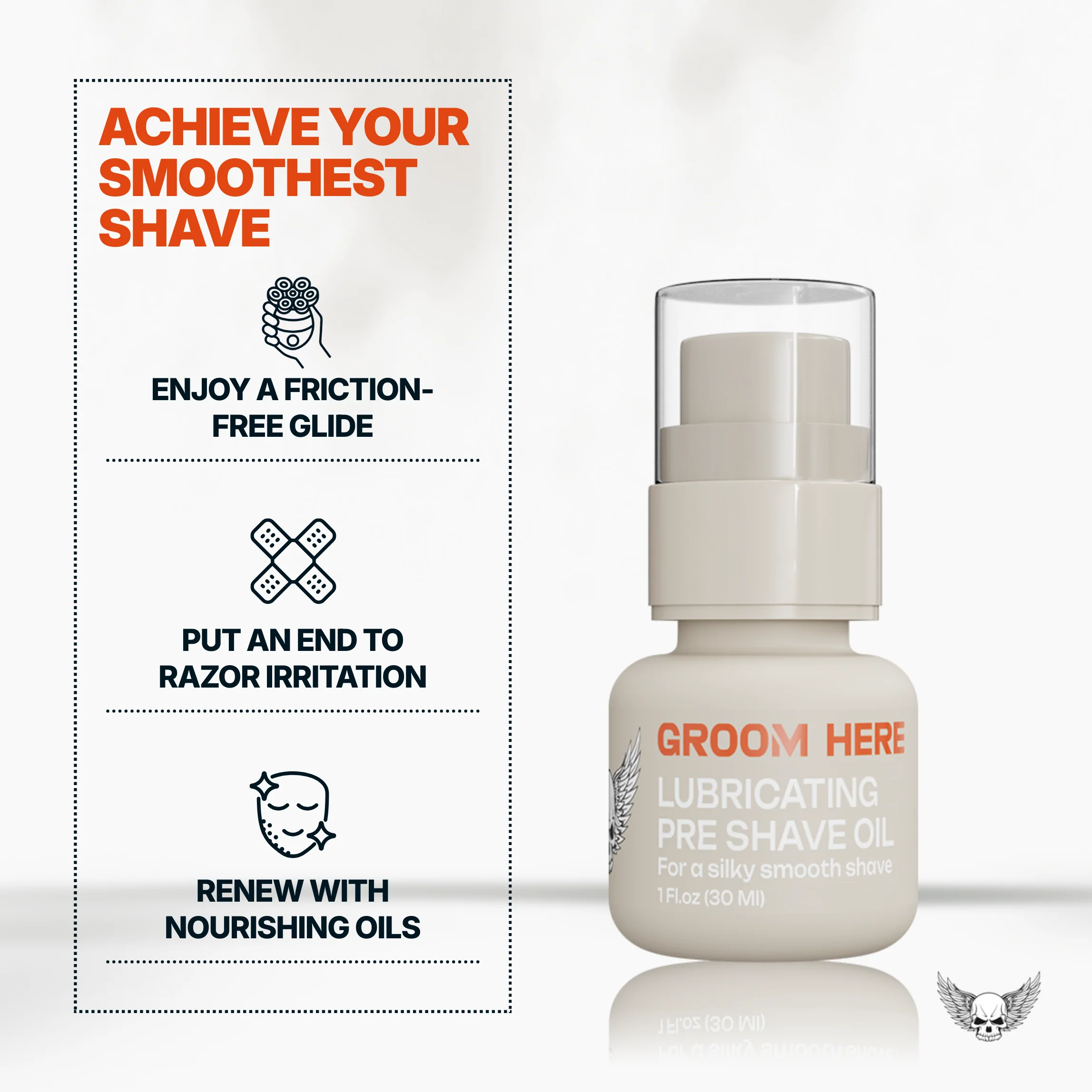 Lubricating Pre Shave Oil -  For a closer shave with less irritation - Image 5